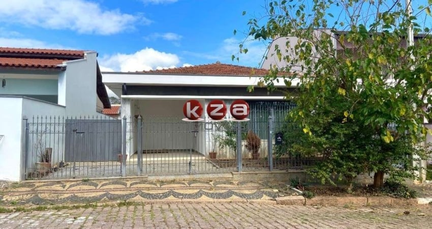 Casa térrea em Valinhos para venda ou locação com 3 dormitórios sendo 2 suítes com edícula de 2 dormitórios