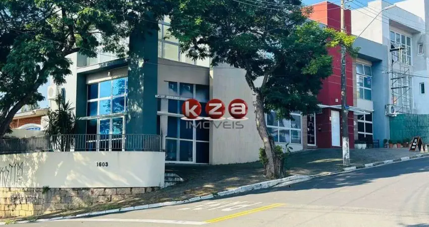 Salão Comercial para Locação próximo ao Shopping em Valinhos-SP, Bairro Paiquerê: 2 Banheiros, 110,00 m² de Área mais mezanino.