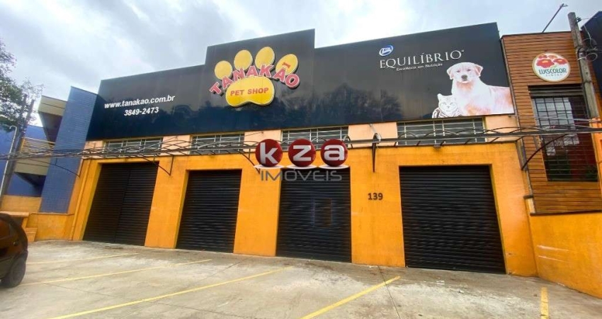 Incrível barracão comercial para venda e locação em Valinhos-SP, Jardim São Paulo: 1 sala, 3 banheiros, 7 vagas de garagem, 270,00 m².