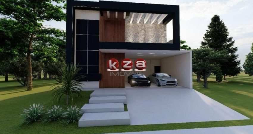 Casa de alto padrão em condomínio Villa do Sol em Valinhos-SP: 3 quartos, 3 suítes, 2 salas, 5 banheiros, 4 vagas, 271,35 m².