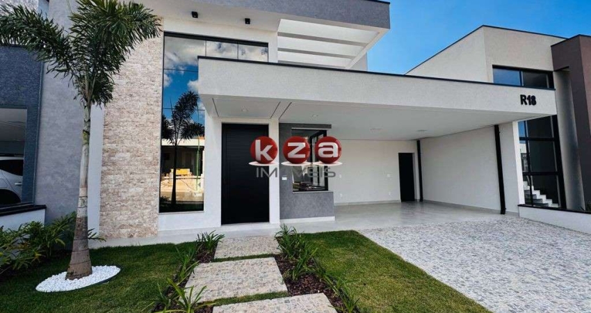 Casa térrea a venda em condomínio: 3 suítes, piscina, moderna e 175m² em Valinhos-SP, Condomínio Montalcino. Confira!