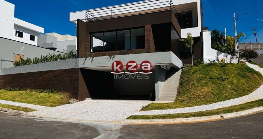 Casa de alto padrão a venda no condomínio Tabapuã, Valinhos-SP: 3 suítes, 3 salas, 5 banheiros e 4 vagas e amplo gourmet.