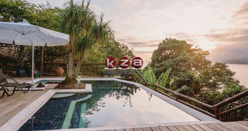 Imperdível: Casa de luxo com 5 quartos e 5 suítes na Ponta da Sela em Ilhabela-SP!