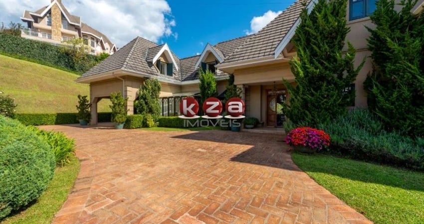 Luxuosa casa de 5 suítes em condomínio fechado - Campos do Jordão-SP - Condomínio Recanto do Sol - 900m² - 4 vagas
