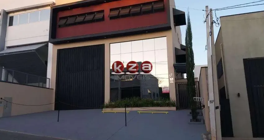 Aluguel de Galpão Industrial de 326m² com 5 salas e 3 vagas de garagem em Vista Alegre, Vinhedo-SP.
