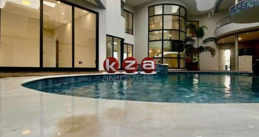 Luxuosa casa a venda no Swiss Park, Campinas-SP: 3 suítes, ampla área de convívio com piscina e 450 m² de área.