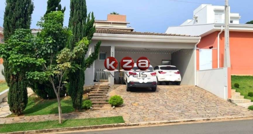 Casa de alto padrão no Condomínio Portal do Jequitibá em Valinhos-SP: 3 quartos, 3 suítes, 2 salas, 5 banheiros, 2 vagas, 169m².