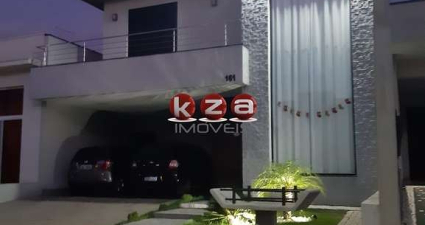 Casa de alto padrão em condomínio: 3 quartos, 3 suítes, 2 salas, 5 banheiros, 4 vagas, 200m² - Residencial Real Parque, Sumaré-SP.