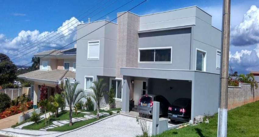 Magnífica casa em condomínio à venda em Valinhos-SP, no Condomínio Residencial Querencia: 4 quartos, 4 suítes, 3 salas, 8 banheiros, 4 vagas de garagem, 395m².