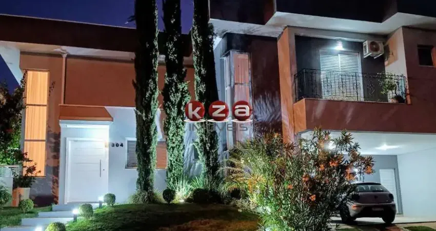 Imperdível: Casa em Condomínio com 3 quartos e 3 suítes em Vinhedo-SP no bairro Condomínio Recanto dos Paturis - 265m²