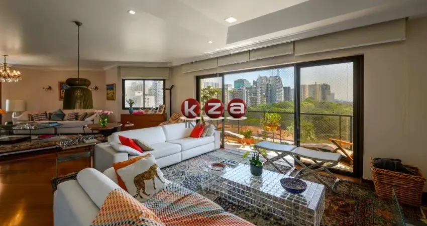 Luxuosa cobertura de 4 quartos com 4 suítes e 4 vagas no jardim américa - são paulo-sp: 455m² de puro requinte!