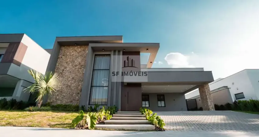 Belíssima casa térrea de 456m², 4 suítes, à venda no residencial saint patrick