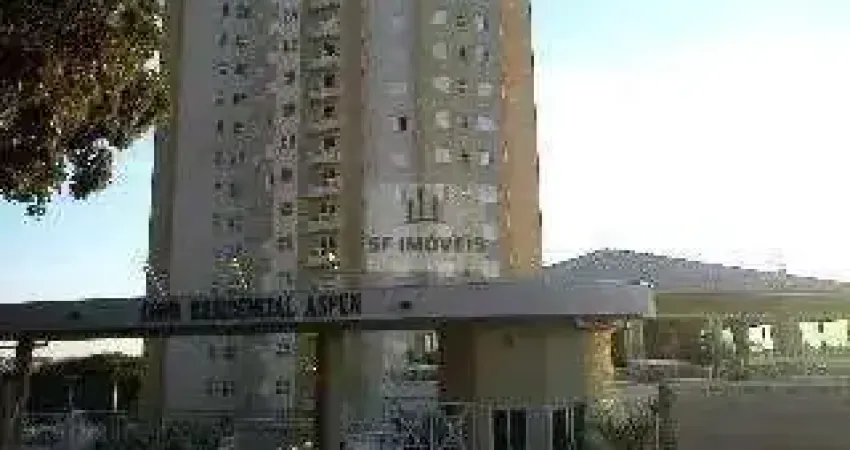 Ótimo apartamento 68m², com 2 dormitórios, 1 suíte, p/ locação no Resid. Aspen