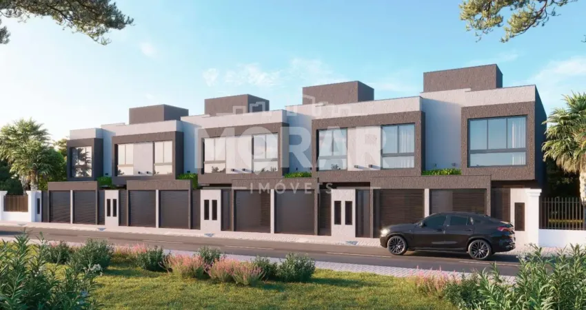 Sobrado geminado à venda, com 2 suítes, em ótima localização em bombas - bombinhas. valor r$750.000,00. financiamento direto com construtora. agende sua visita!