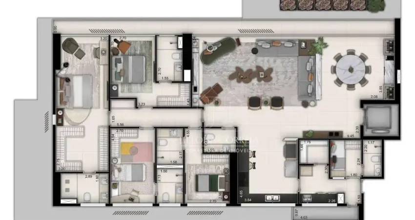 Apartamento com 4 dormitórios à venda, 229 m² por R$ 2.500.000,00 - Petrópolis - Natal/RN