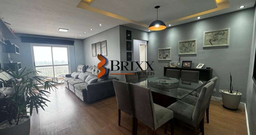 APARTAMENTO COM 03 QUARTOS, 03 VAGAS,ARMÁRIOS PLANEJADOS- COND ARUJÁ CLUBE