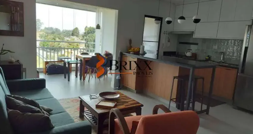 APARTAMENTO COM 02 QUARTOS-SALA AMPLIADA COM VARANDA GOURMET-ED.VIVER ARUJÁ