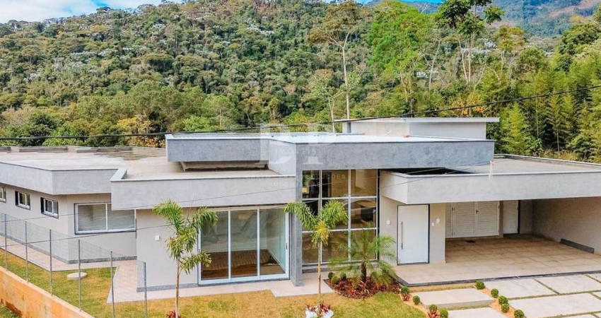 Casa em Condomínio para Venda em Teresópolis, Quebra Frascos, 4 dormitórios, 4 suítes, 5 banheiros, 4 vagas