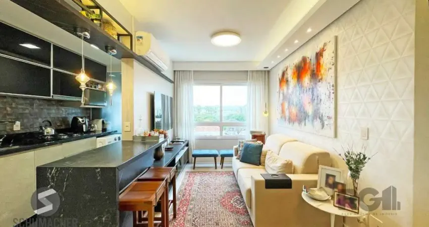 Apartamento dois dormitórios com duas vagas de garagem na cidade baixa