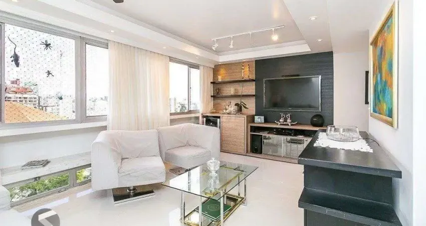 Apartamento para venda - 110.55m², 3 dormitórios, sendo 2 suites, 1 vaga - petrópolis