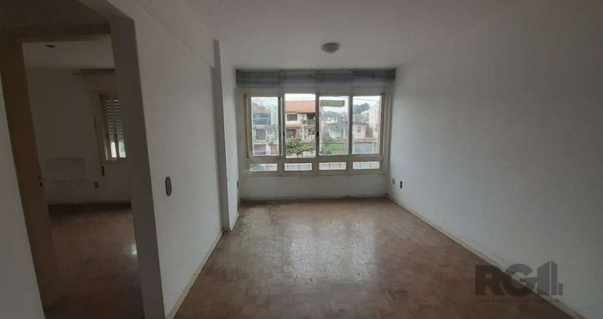 Ótimo apartamento com 2 dormitórios, 1 banheiro social, sala, no 2º andar, de frente.