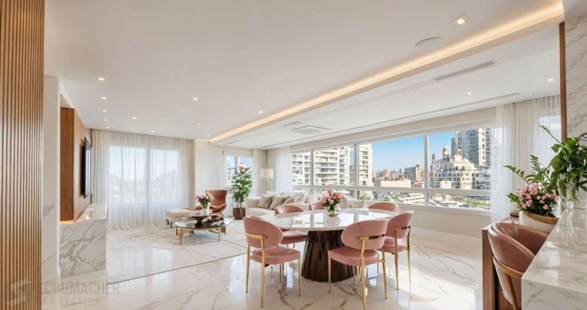 Apartamento alto padrão mobiliado com 3 suítes e 140 m² na Bela Vista