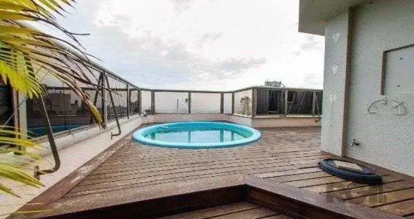 Vende-se ampla cobertura com 2 quartos transformados em 1 ampla suíte martes com closet, piscina, vista panoramica - 175m² - auxiliadora