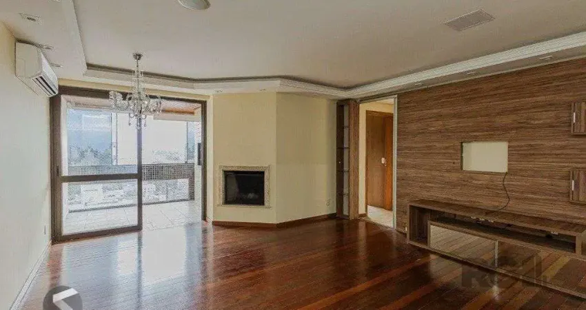 Vende-se excelente apartamento 3 quartos c/ suíte, 2 vagas, living com lareira, sacada e churrasqueira - 97m² - auxiliadora