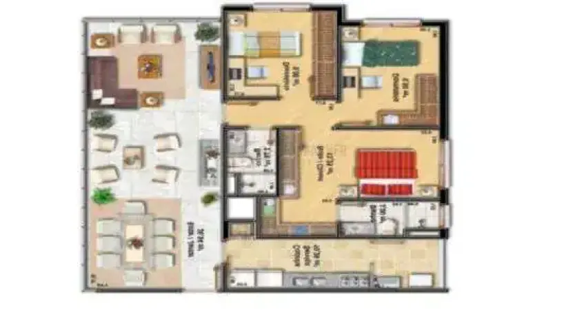 Apartamento para Venda - 96m², 3 dormitórios, sendo 1 suites, Higienópolis