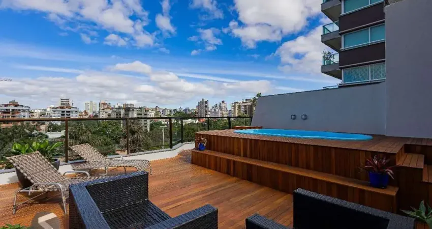 Cobertura com piscina em frente a praça da encol no bairro bela vista.