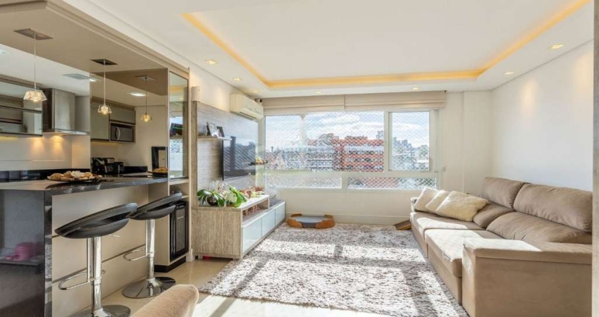 Apartamento semi mobiliado com 2 quartos de bairro Petrópolis