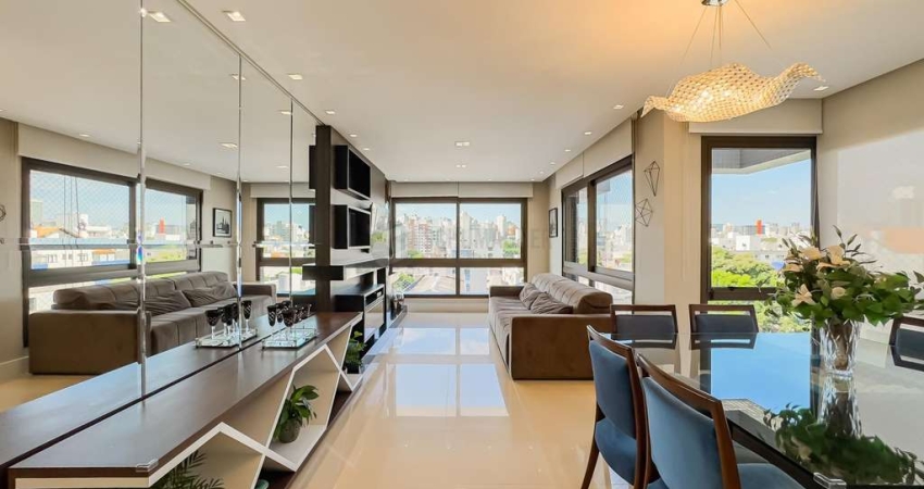 Belíssimo apartamento mobiliado com 2 suítes e 2 vagas a venda no bairro Petrópoilis.