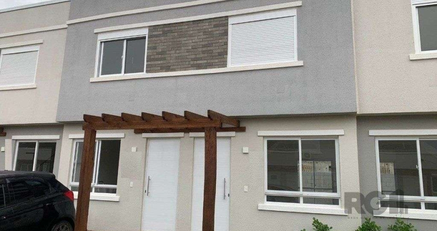 Sobrado novo com aproximadamente 88m² no bairro Vila Nova.