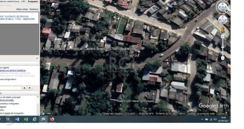 Terreno à venda na Rua Marechal Humberto de Alencar Castelo Branco, 1258, Aparecida, Alvorada