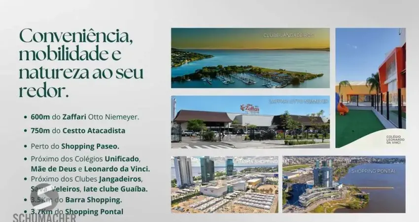 Apartamento no bairro tristeza com 2 suítes e 2 vagas (conclusão em 2028)