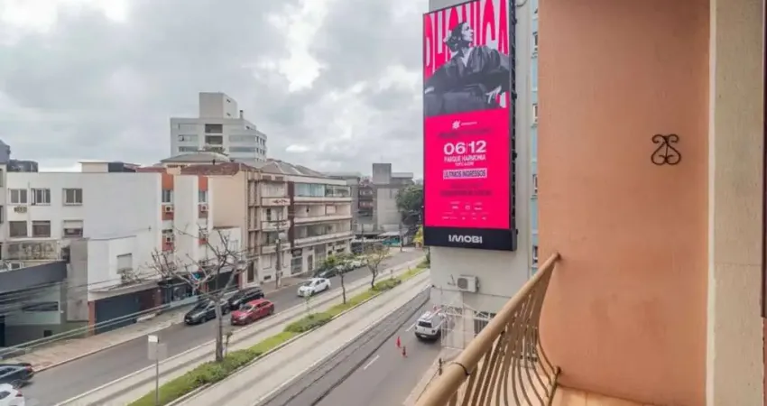 Apartamento semi mobiliado 2 dormitórios bairro petrópolis