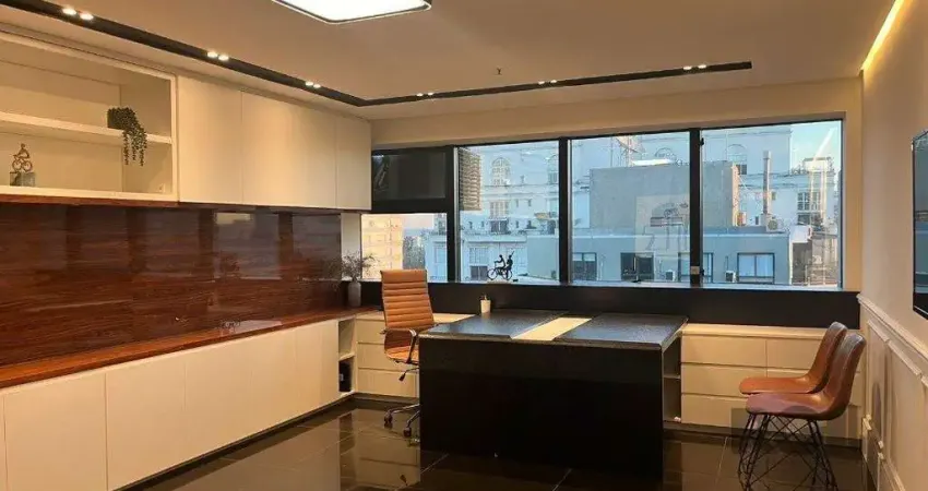 Prestígio e conforto: sala comercial c/ vaga no moinhos de vento