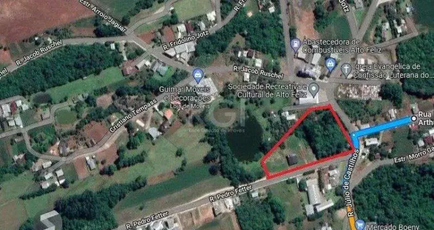 Terreno à venda na Rua Júlio de Castilhos, 88, Centro, Alto Feliz