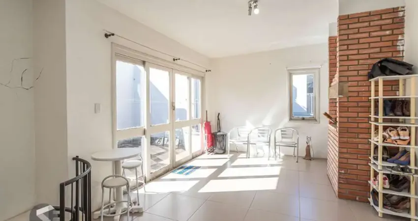 Apartamento garden no cristo redentor de 1 dormitórios com terraço e 98m²