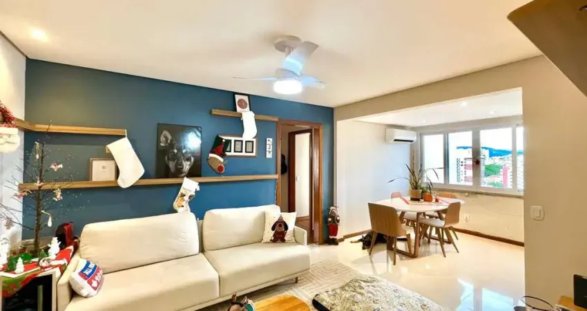 Apartamento semimobiliado em condomínio com infra de lazer no Cristo Redentor