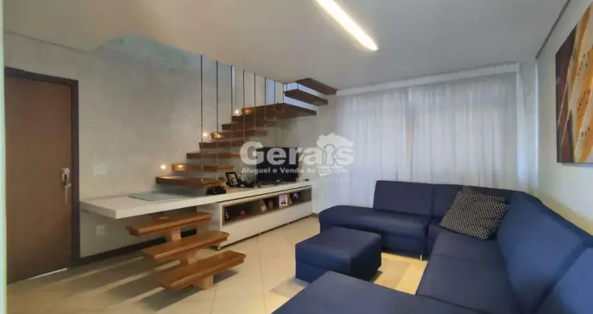 Apto cobertura à venda, 3 quartos, 2 suítes, 2 vagas, centro - divinópolis/mg