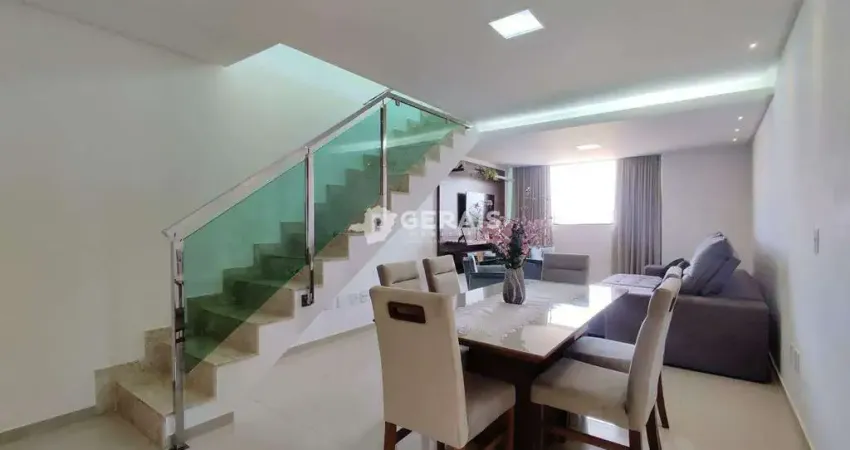 Apto cobertura à venda, 3 quartos, 1 suíte, 4 vagas, manoel valinhas - divinópolis/mg