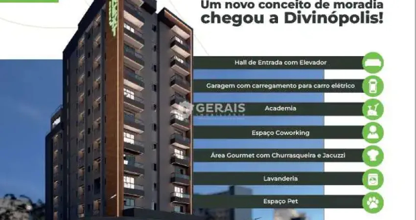 Apartamento à venda, 1 quarto, 1 suíte, chanadour - divinópolis/mg