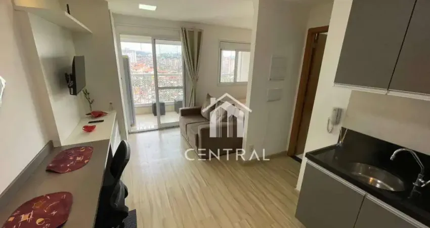 Studio a venda - via alameda - 32m² - varanda - banheiro - 1 vaga - centro guarulhos/sp