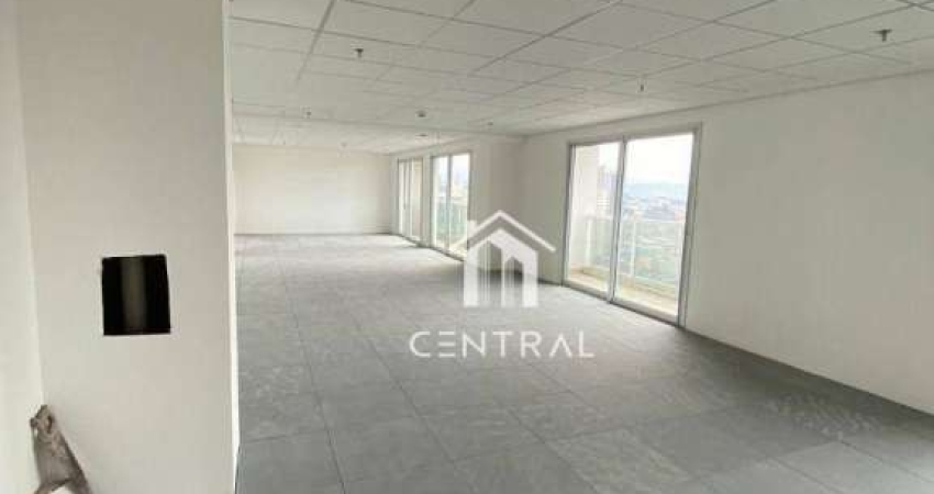 Sala comercial para locação e venda - 180m² - 4 banheiros 2 copa - edifício mônaco business - centro guarulhos/sp