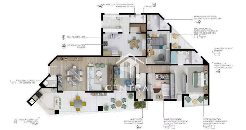 Apartamento com 4 quartos à venda na Rua Engenheiro Alexandre Machado, 181, Vila Augusta, Guarulhos