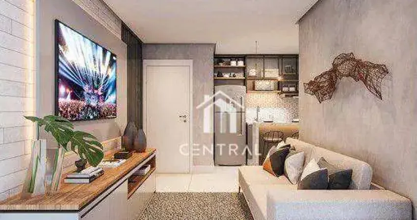 Apartamento com 2 dormitórios na planta, 57 m² - guarulhos/sp