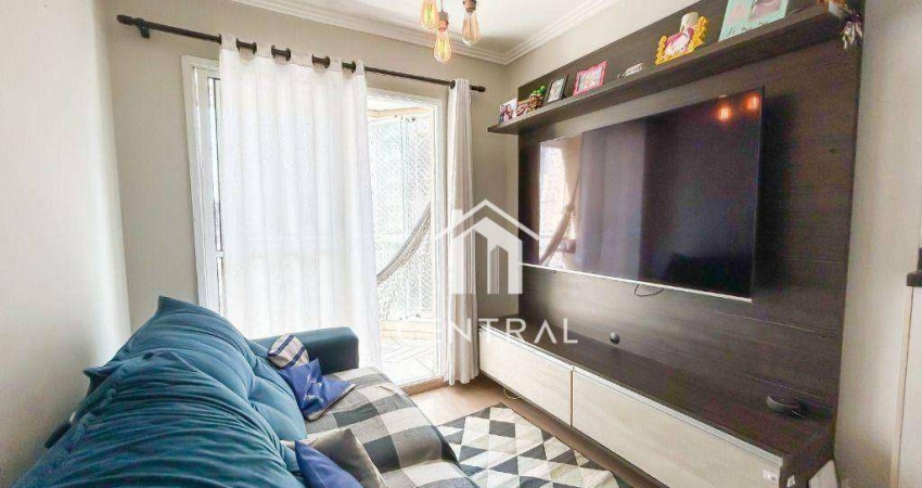 Apartamento a venda - Condomínio Reserva D´Augusta - 2 Dormitórios - 47m² - 1 Vaga - Varanda - Vila Augusta Guarulhos/SP
