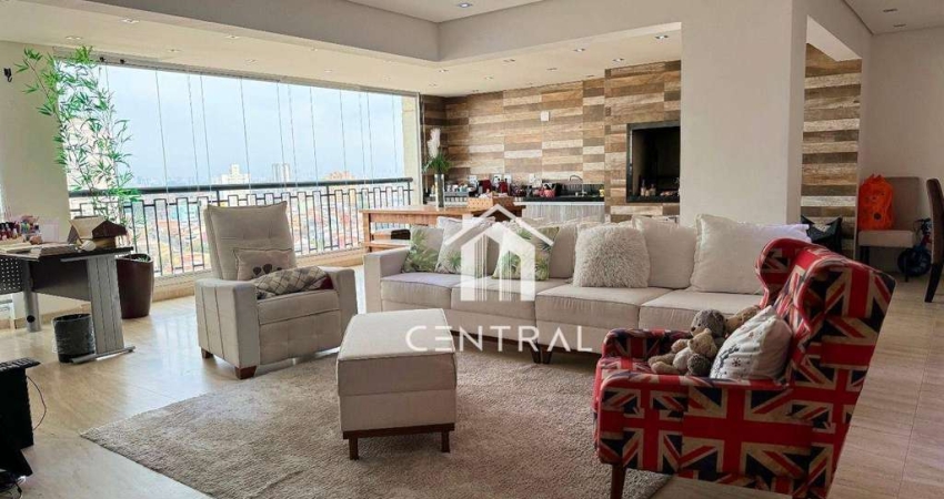 Apartamento Condomínio Sólon com 4 dormitórios à venda, 182 m² por R$ 1.900.000 - Vila Rosália - Guarulhos/SP