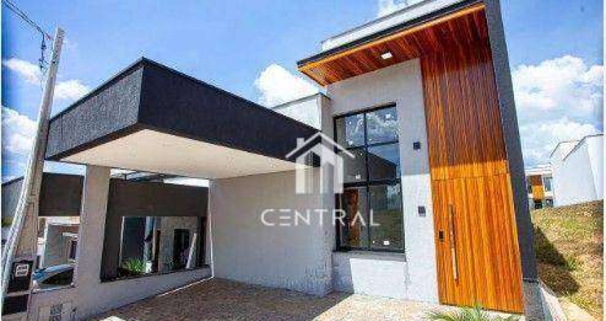 Casa com 3 dormitórios à venda, 117 m² por R$ 640.000,00 - Caguaçu - Sorocaba/SP